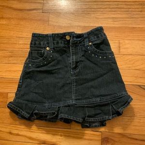 2 be real jean skirt